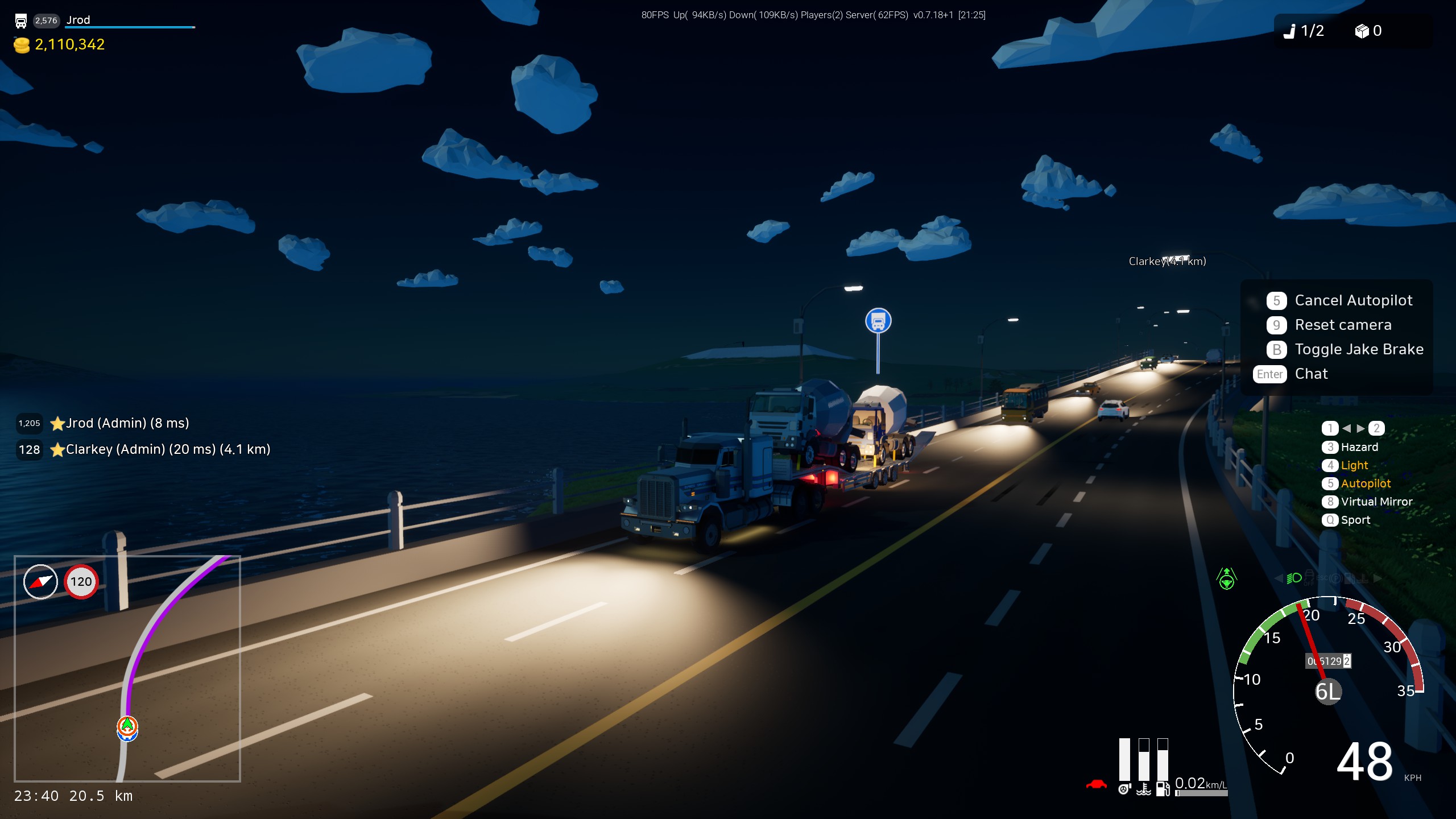 Night time Concrete run